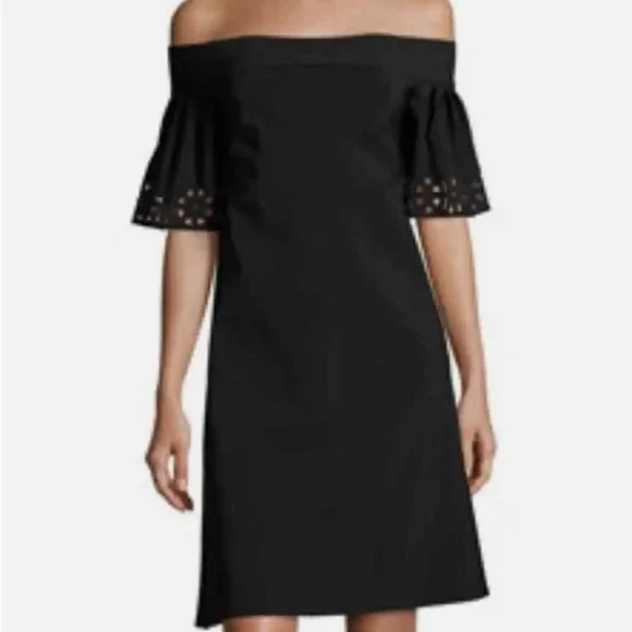 NWOT Chiara Boni La Petite Robe off Shoulder Designer Dress